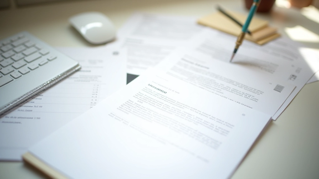 Email templates and communication scripts written on paper, professional communication guide